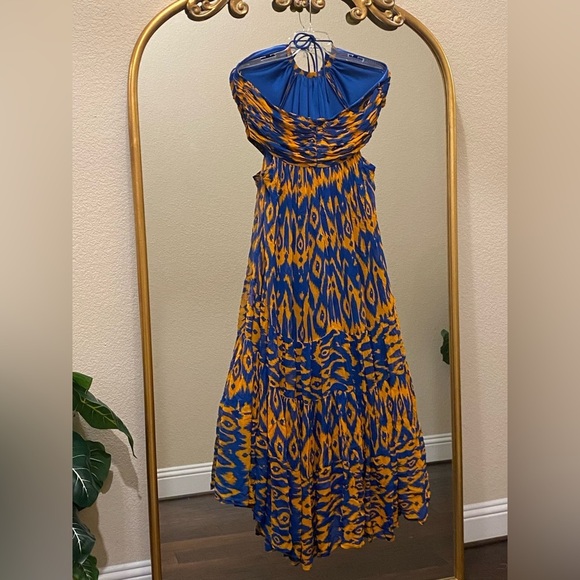 Verb by Pallavi Singhee Halter Cut-Out Midi Dress Resort Wear Size L - Picture 11 of 15